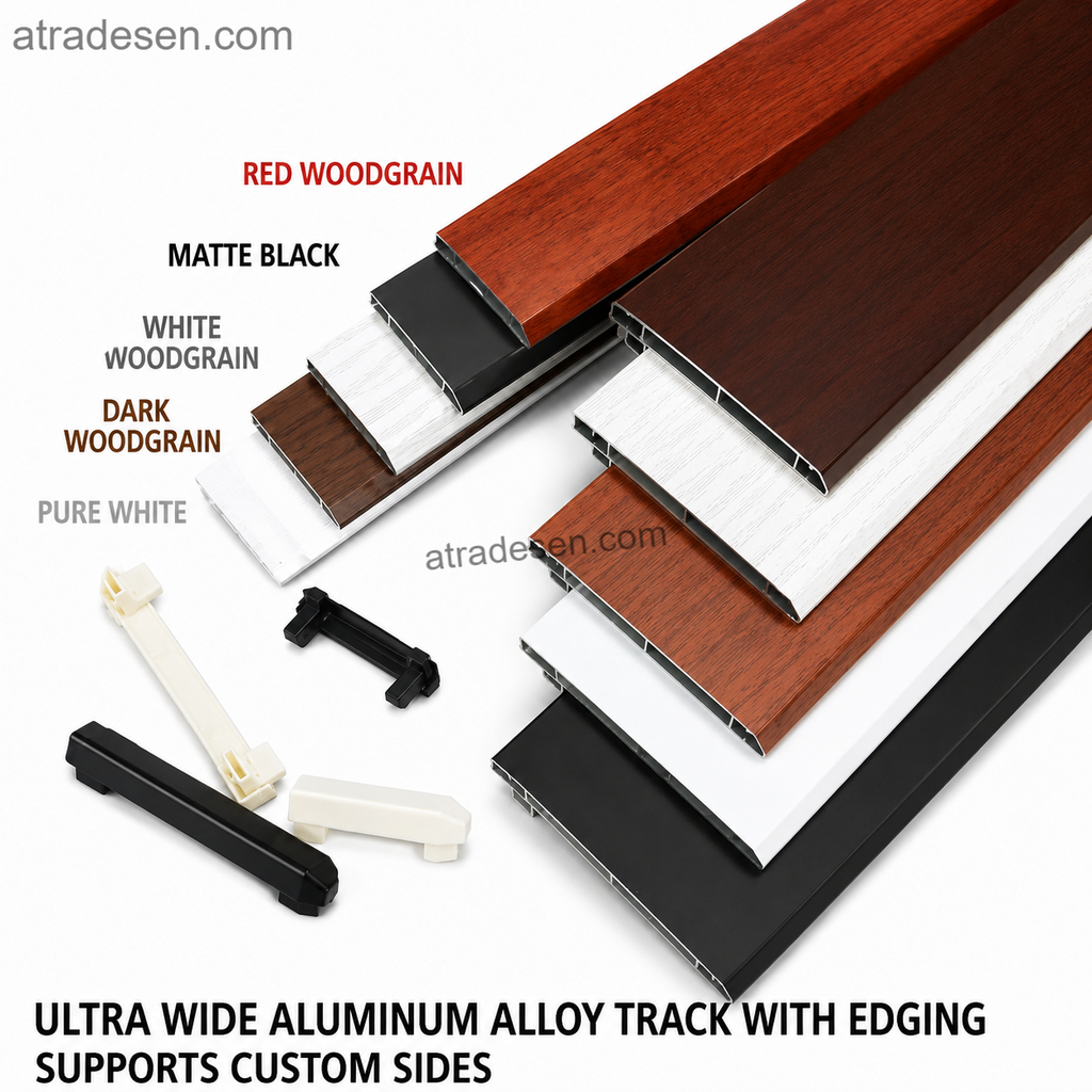 Premium Ultra-Wide Aluminum Aquarium Edge Trim & Sliding Track | Free Custom 45° Miter Cut | DIY Tank Frame
