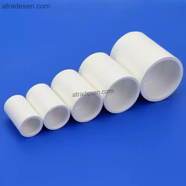 Premium White PVC Equal Coupling (20mm-63mm) - Lesso Straight Pipe Connector