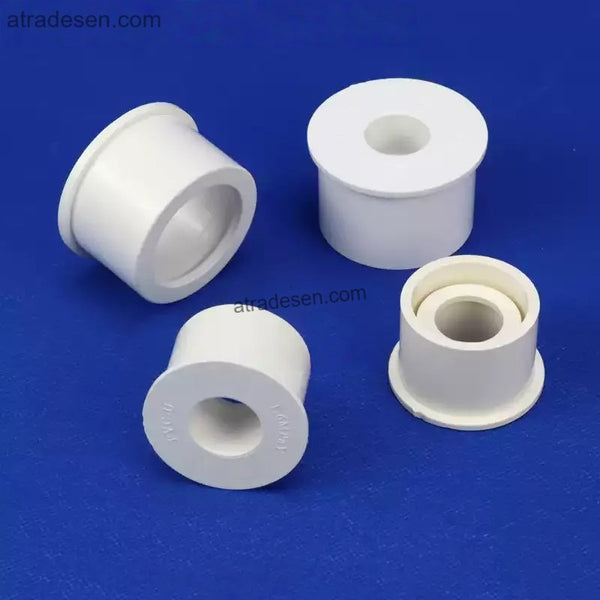 Premium White PVC Reducer Bushing (25mm-63mm) - Lesso Flush Pipe Adapter