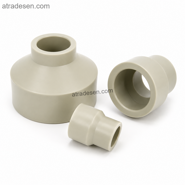 S.H PPH Socket Fusion Reducing Coupling | S5 1.25MPa Chemical-Grade Hot-Melt Pipe Reducer Connector (25mm - 110mm)