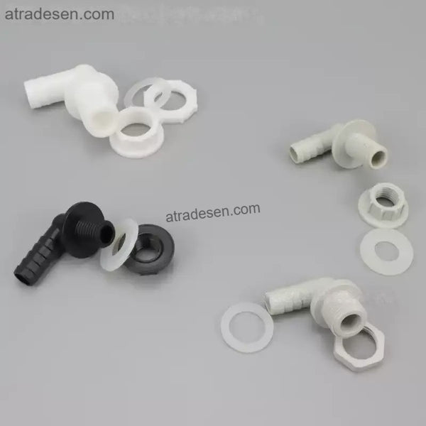 Small ABS Elbow Hose Drain Connector (3/8