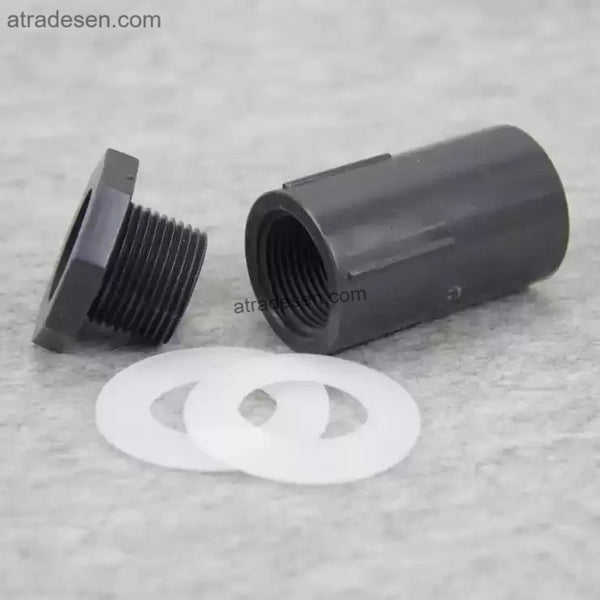 Standard PVC Flush Mount Aquarium Drain Bulkhead (20-75mm) | Flat Head Bottom Connector | Single-Side Pipe Slip