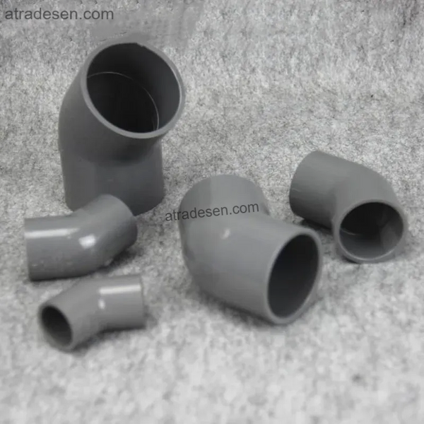 Industrial UPVC 45 Degree Elbow for Pool, Agriculture & Mainlines (75mm - 250mm)