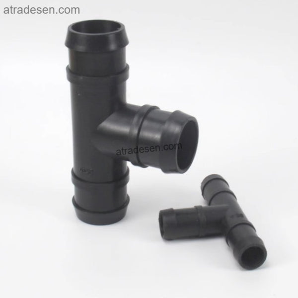 Heavy-Duty PE Layflat Hose Connectors - Straight, Elbow & Tee Irrigation Tubing Fittings