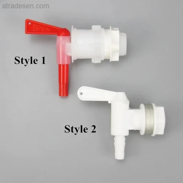 Food Grade PP Replacement Water Dispenser Spigot - Bulkhead Beverage Tank Faucet