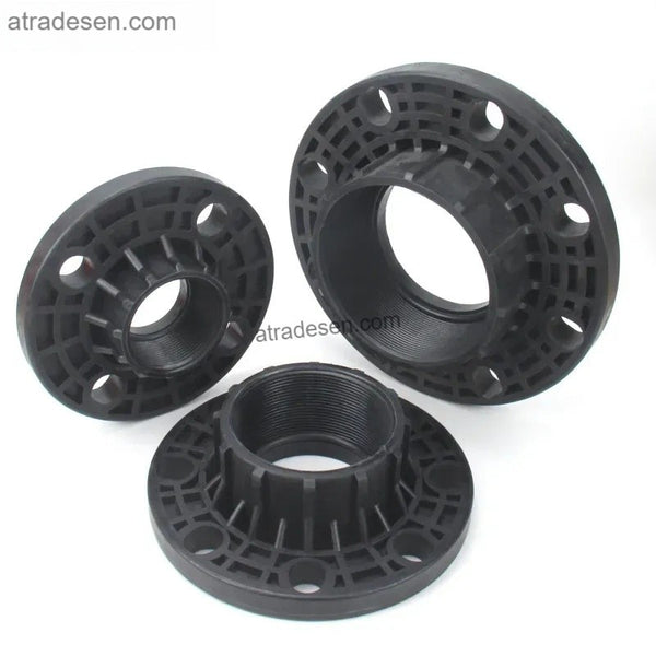 Premium PE Female Threaded Flange with Gasket - Heavy-Duty FPT Tank Adapter (2
