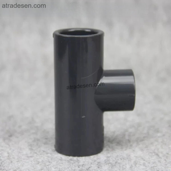 Premium Dark Grey PVC SCH80 Reducing Tee (3/4