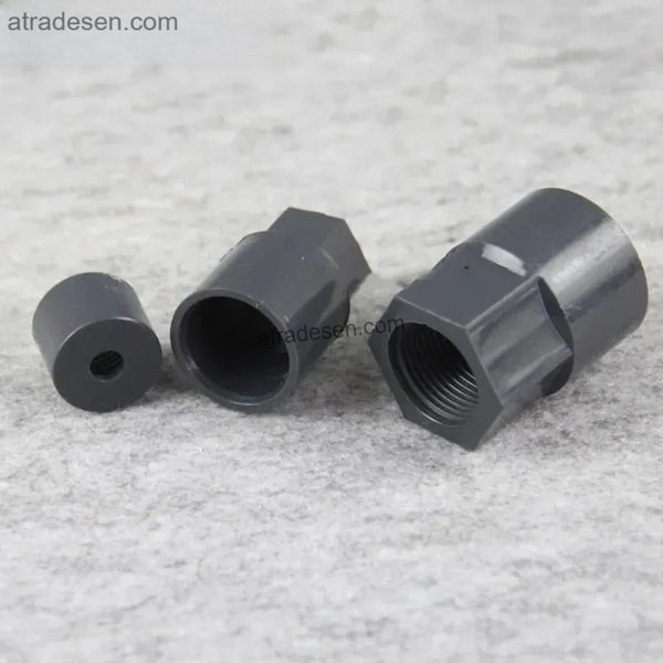 Premium Instrument Gauge Adapter - UPVC & Brass Threaded Reducer Bushing (Metric & Inch FPT)