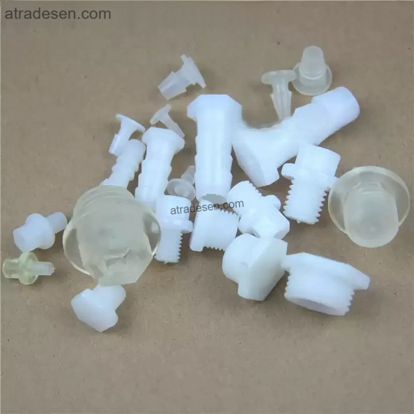 Food Grade Plastic End Caps & Plugs - Hose Barb Stoppers & Male Thread Sealing Plugs