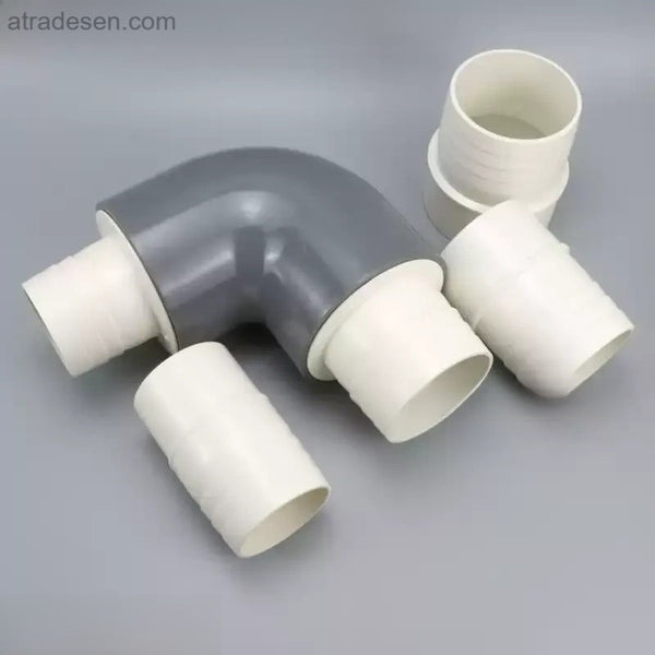 Heavy-Duty PVC Layflat Hose Adapter - Large Diameter Irrigation Spigot & Splicer Fitting
