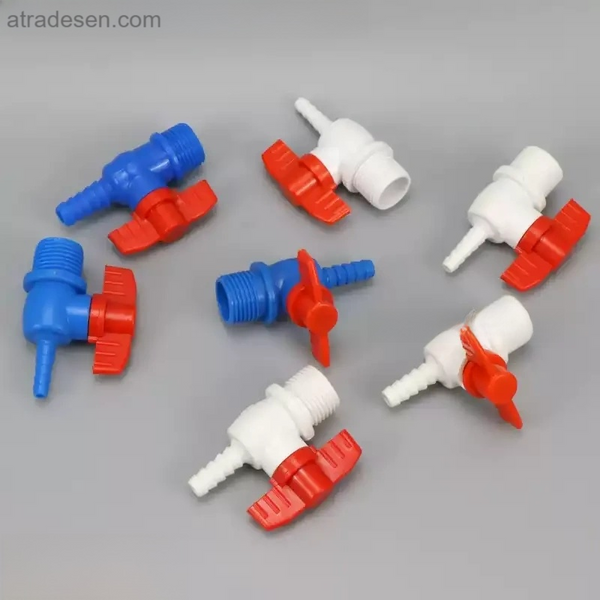 PVC Aquaculture Aeration Valve & Manifold Fittings - Centralized Air Pump Tubing Connectors