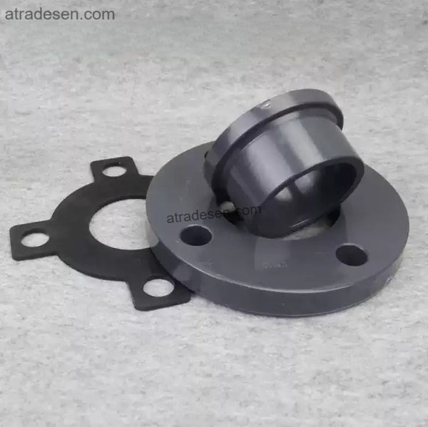 Heavy-Duty PVC Van Stone Flange (75mm-225mm) - Industrial Two-Piece Loose Flange