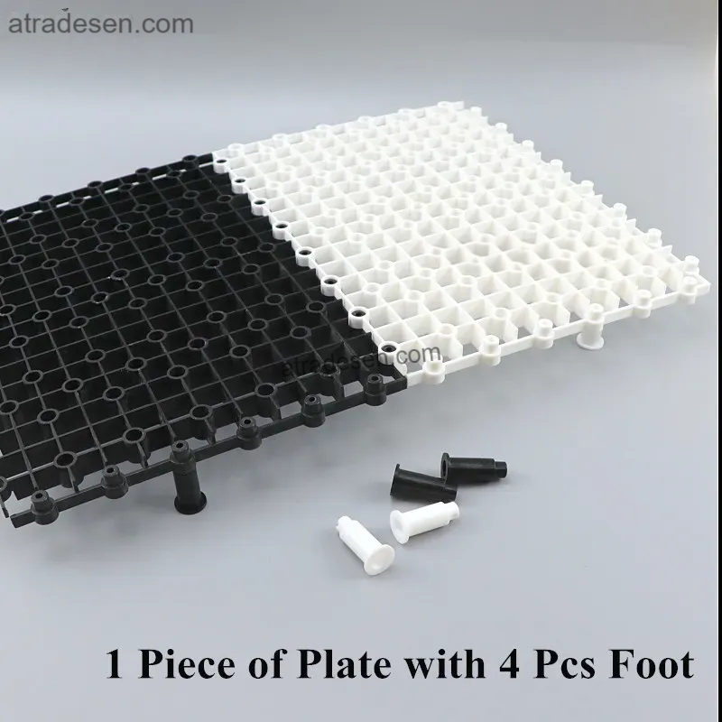 Premium Modular Aquarium Bottom Filter Grid Plate (26x20cm) - Stackable Splicing Egg Crate Rack