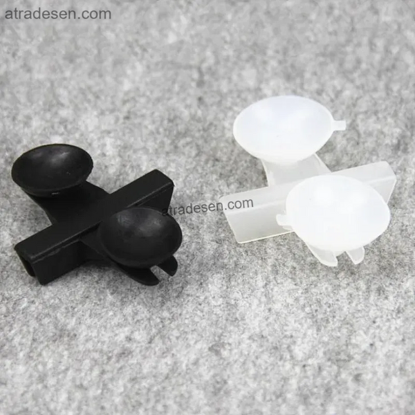 Premium Aquarium Divider Suction Cup Holder - Fish Tank Isolation Board Clip (Fits 6mm Grid)