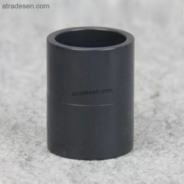 Premium Dark Grey UPVC Straight Coupling (16mm-63mm) - Sanking Chemical Grade Socket