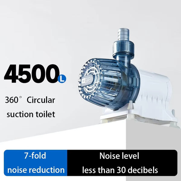 Premium YEE Ultra-Quiet Submersible Aquarium Water Pump (10W-55W) | CE Certified ABS Return Pump | Fresh & Saltwater