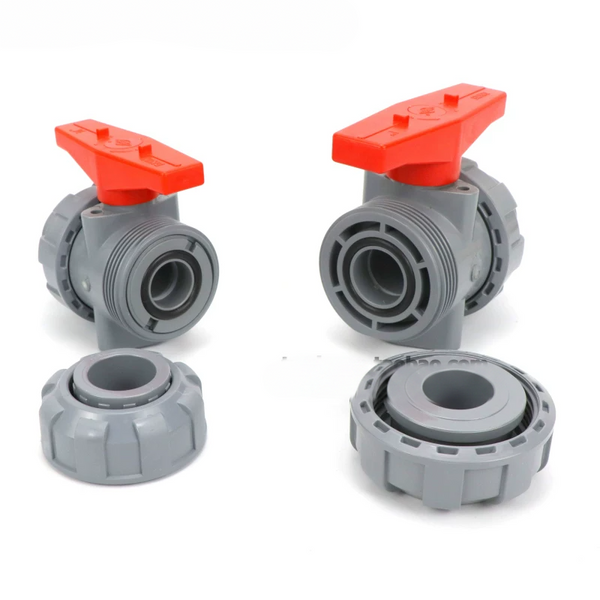 Premium CPVC True Union Ball Valve - High-Temp Chemical Shut-Off Valve (DIN & ANSI)